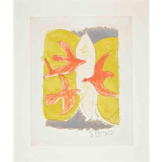 Georges Braque, Descent Into Hell, 1961, Lithograph For Sale