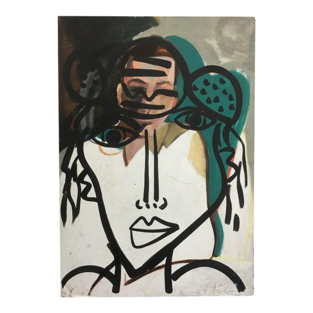 Peter Keil Abstract Painting, Berlin For Sale
