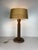 Brown Modern French Turned Wood Table Lamp by Charles Dudouyt, 1930s For Sale - Image 8 of 17