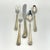 The Stieff Co. Kirk Stieff “Fairfield” Vintage Pewter Flatware Set: 68-Piece Service for 12 With Serving Pieces and Vintage Storage Chest For Sale - Image 4 of 18