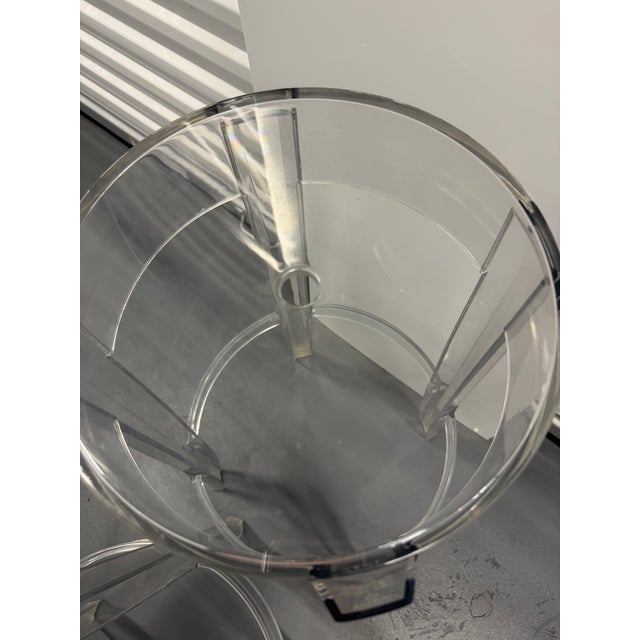 Philippe Starck Charles Ghost Transparent Stool by Philippe Starck for Kartell, Set of 2 For Sale - Image 4 of 11