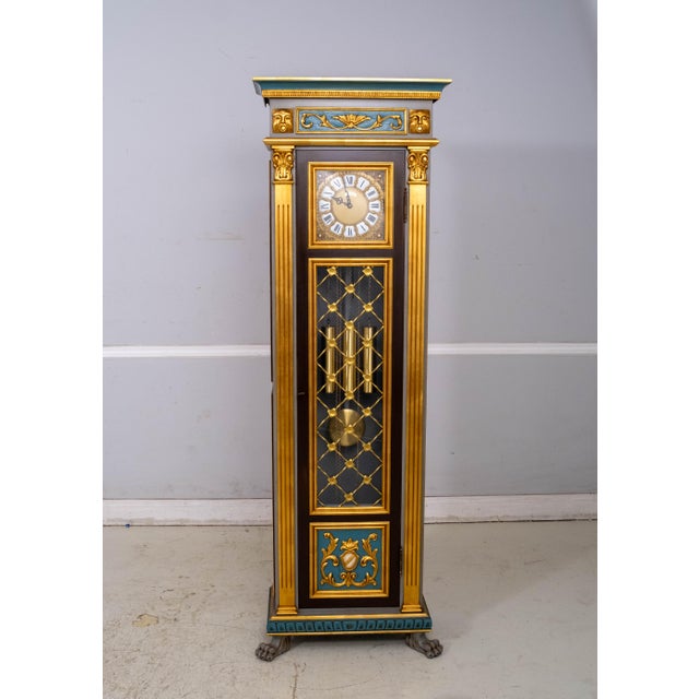 Age: Approx: 50 Years Old Details: Classical Italian Style Carved Paw Feet Signed Stile Fomm On Movement Hand Painted...