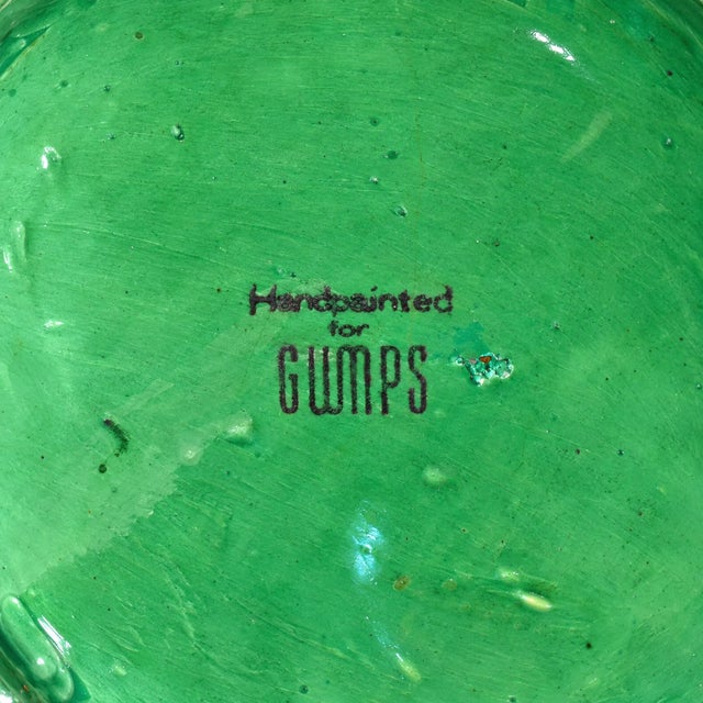 Mid 20th Century Gumps Vintage Italian Porcelain Frog Umbrella Stand For Sale - Image 9 of 9