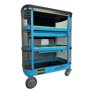 Vintage Industrial Trolley in Metal, 1960s For Sale