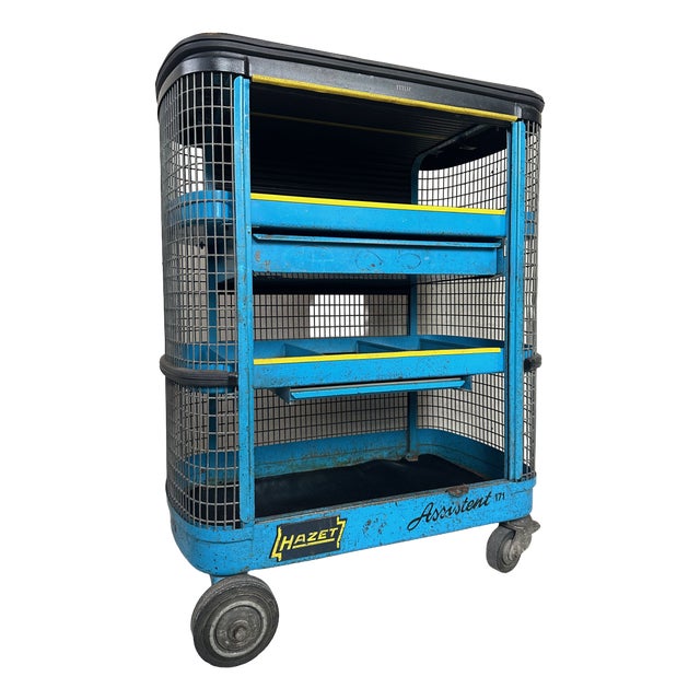 Vintage Industrial Trolley in Metal, 1960s For Sale
