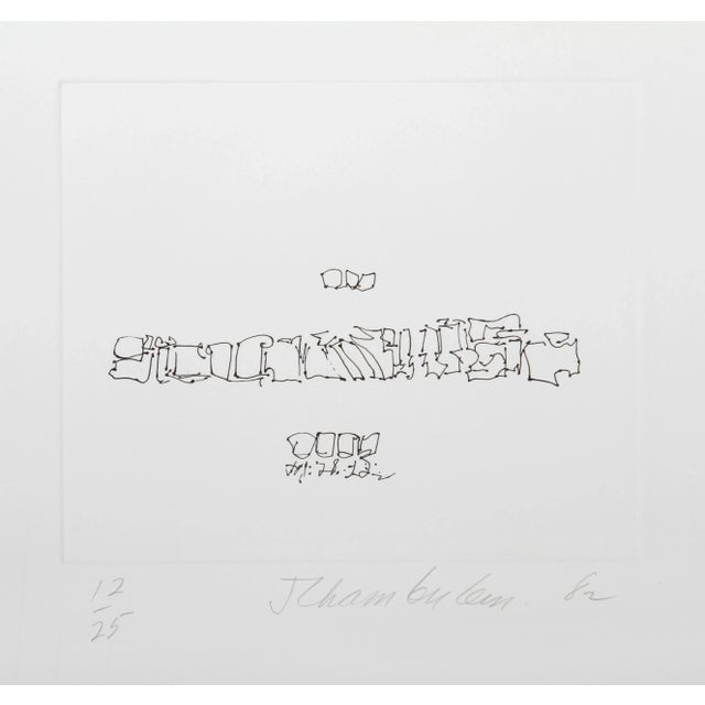 Contemporary John Chamberlain, III From the Ten Coconut Portfolio, Etching For Sale - Image 3 of 3