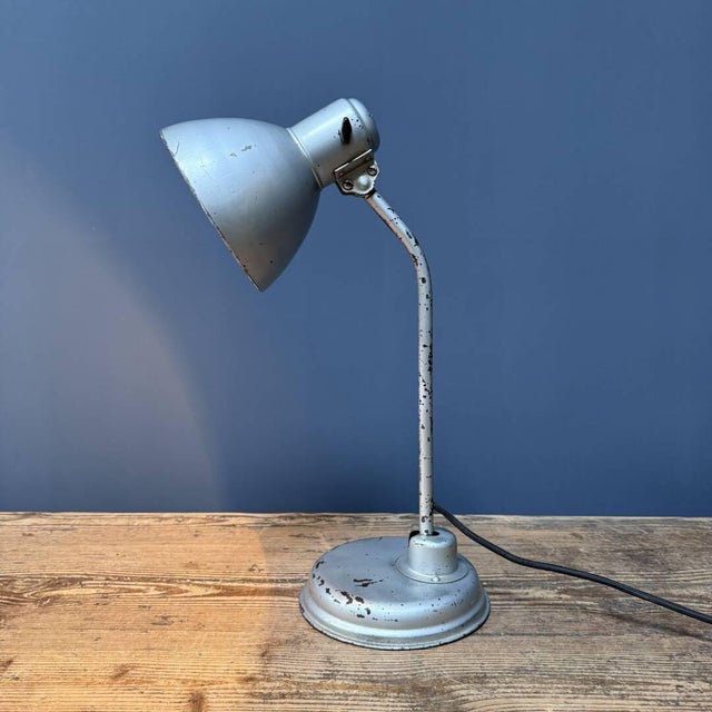 Bauhaus Bauhaus Desk Lamp in Silver-Grey For Sale - Image 3 of 18