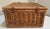 Vintage English Wicker Picnic Basket For Sale - Image 10 of 11