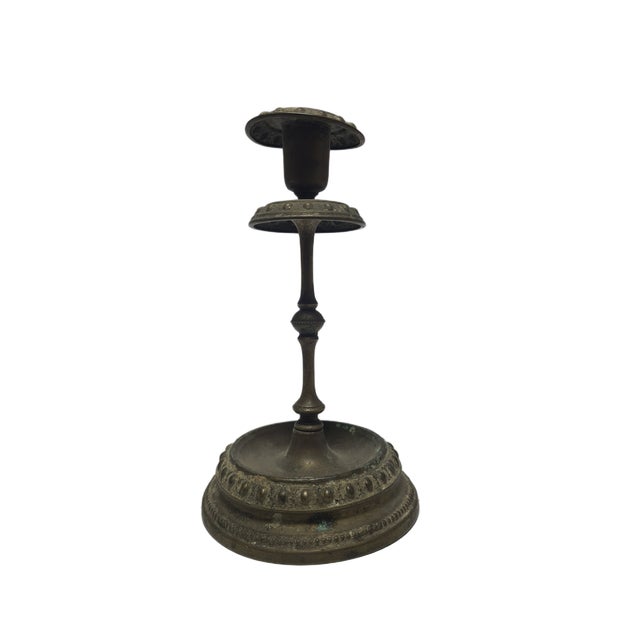Biedermeier Silver Candleholder, Austro-Hungarian Empire, 1890s For Sale - Image 4 of 10