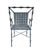 Phyllis Morris Vintage Neoclassical Phyllis Morris Faux Bamboo Patio Set Armchairs in Original Patina Gray Black Finish, a Pair For Sale - Image 4 of 12