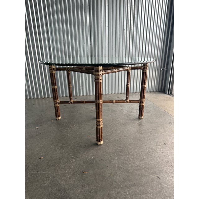 Vintage McGuire Breakfast Table & 4 Chairs - A Set For Sale - Image 12 of 12