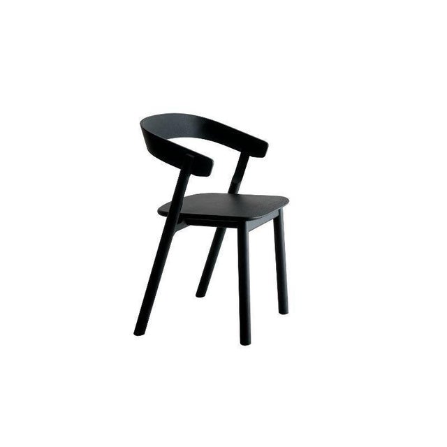 Nude dining chair, black by Made by Choice Nude Collection with Harri Koskinen Dimensions: 49 x 53 x 82 cm Materials: Oak...
