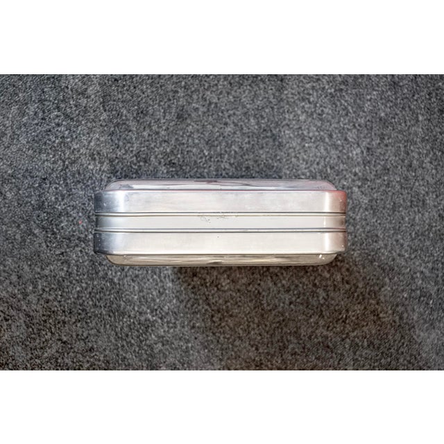 Mid-Century Modern Wall Clock with Aluminum Case from E. Boselli For Sale - Image 3 of 6