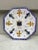 Ceramic French Faience Octogonal Plate Fleur-De-Lis Circa 1900 For Sale - Image 7 of 10