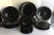 Contemporary Vintage Mikasa Black Tulip Dinnerware Set - Set of 24 For Sale - Image 3 of 12