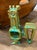 1960s 1960s Judith Nador for Zsolnay Green Eosin Glazed Rooster Statue For Sale - Image 5 of 9