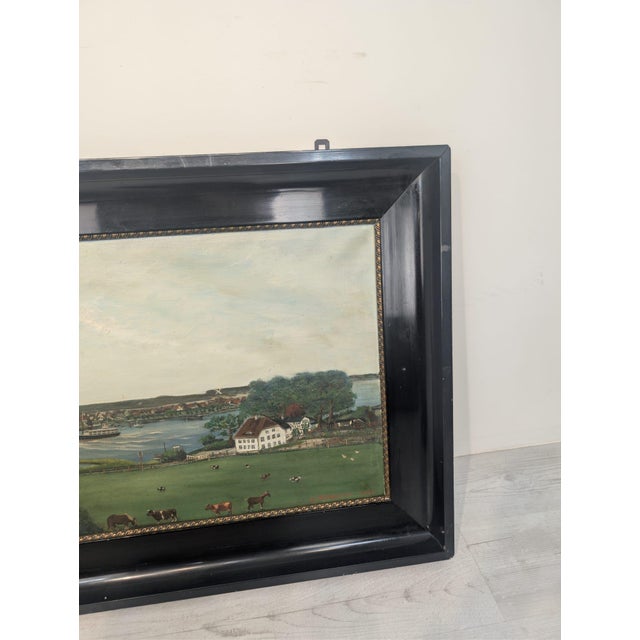 Landscape Composition, 1960s, Oil Painting on Canvas, Framed For Sale - Image 9 of 10