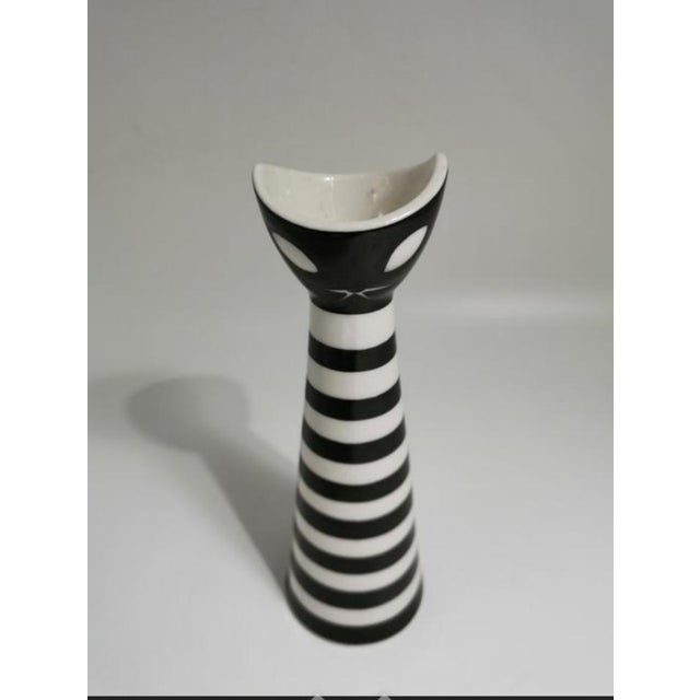 Cat Figure by Janos Torok for Zsolnay, 1960 For Sale - Image 12 of 14