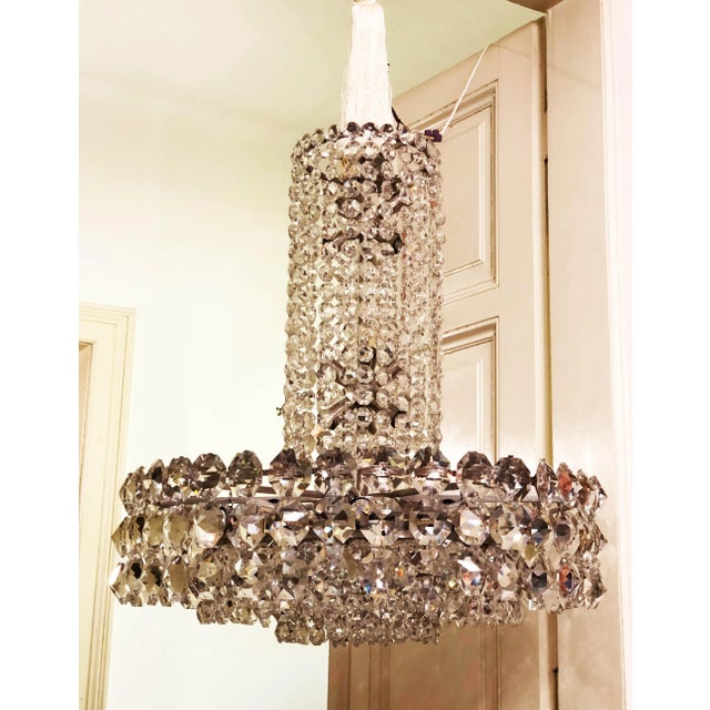Large Crystal Chandelier from Bakalowits & Söhne, 1960s For Sale - Image 14 of 18