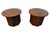 Elevate your living space with this stunning pair of Mid-Century Modern Lane walnut side tables, beautifully refinished to...
