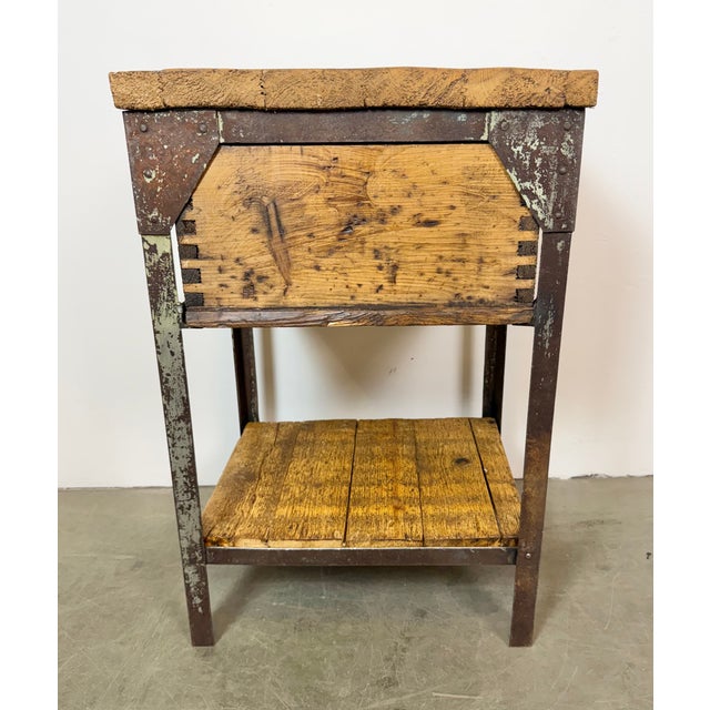 Vintage Industrial Iron Chest of Drawers, 1950s For Sale - Image 13 of 18