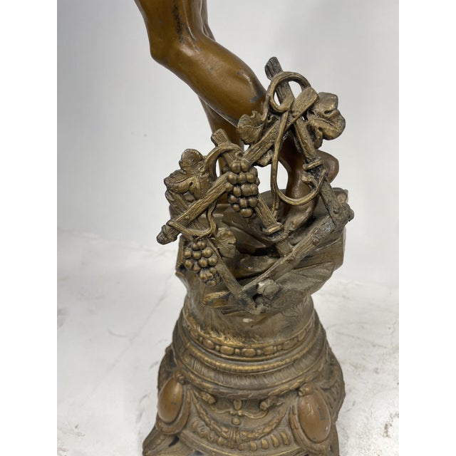 Liberty Statues, 1920s, Set of 2 For Sale - Image 10 of 17