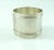 French French Sterling Silver Napkin Ring, Antique Circa 1900, Cross Ribbons Motif, Monogrammed "Fm" For Sale - Image 3 of 6