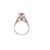 Platinum & Rose Gold Synthetic Color Change & Natural Diamonds Statement Ring, Size 6.75 For Sale In Los Angeles - Image 6 of 6