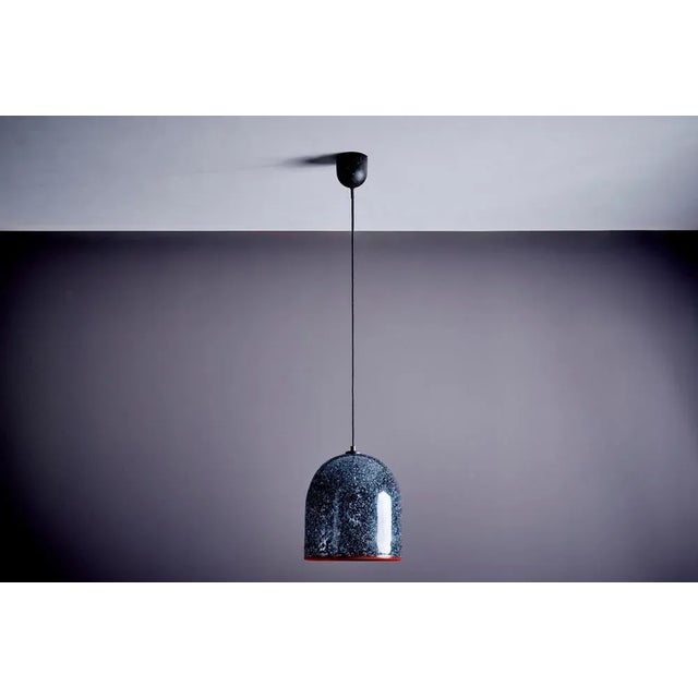 Neverino Murano Glass Pendant Lamp by Gae Aulenti for Vistosi, 1970s For Sale - Image 6 of 9