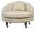 1960s Beige Round Lounge Chairs by Adrian Pearsall For Sale