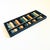 A beautiful vintage Japanese wood abacus. Some of the beads are stained in varying shades of blue. Measures 12"W x .75"D x...