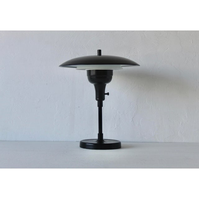 Louis Paulsen 1970s Louis Paulsen Style Mid-Century Flying Saucer Desk Lamp For Sale - Image 4 of 11