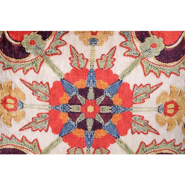 Shabby Chic Floral Motif Turkish Pillow For Sale In New York - Image 6 of 8