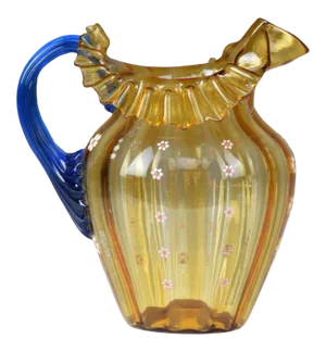 20th Century Italian Murano Liberty Style Pitcher