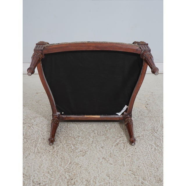 Pair of Louis XVI Style Gilded Wood Armchairs For Sale - Image 18 of 18