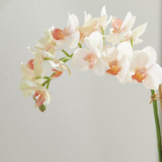 Pink Phalaenopsis 16" Mini Garden Drop-In For Sale - Image 8 of 8