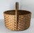 American 19th or 20th Century Ash Splint Shaker Handled Basket For Sale - Image 3 of 12