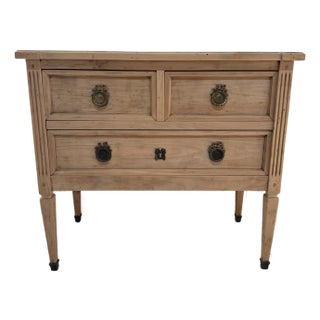 19th Century French Louis XVI Mahogany Bleached Chest of Drawer / Commodes For Sale