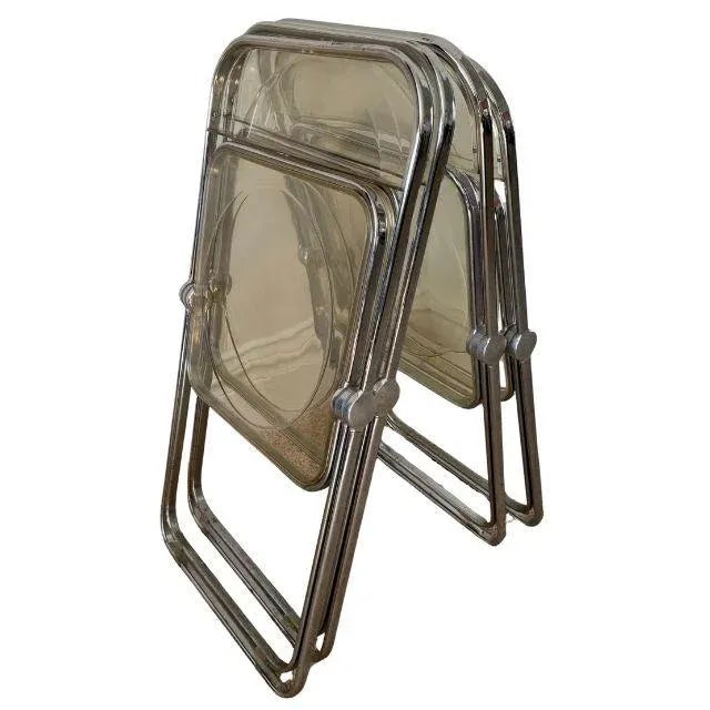 1960s Plia Folding Chairs, by Giancarlo Piretti for Anonima Castilli, Set of Four (4) For Sale - Image 10 of 18