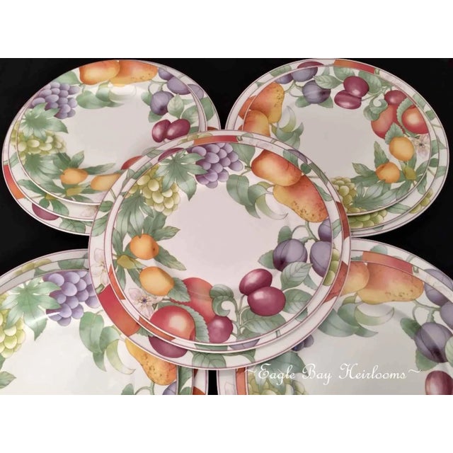Ceramic Villeroy & Boch, Gallo Design, Frutteto, Chop/Charger Plates - Set of 5 For Sale - Image 7 of 13