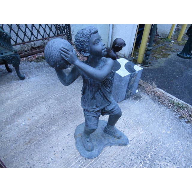 Figurative Basketball Player Sculpture Chairish