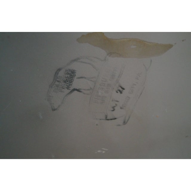 1950s Gilt Wood Rococo Hanging Wall Mirror For Sale - Image 9 of 10