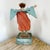 Weathered 19th Century Antique Wood Archangel Michael Primitive Religious Figurine For Sale - Image 9 of 14