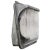 Vintage Industrial French Grey Cast Cut Glass Wall Light by Holophane For Sale - Image 9 of 9