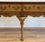 Vintage Elongated Queen Anne Style Console Table For Sale - Image 4 of 12