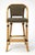 Spritely Home Accent Furniture Lila Rattan 28 in. Seat Height Bar Stool with Back and Footrest, Chocolate Rattan For Sale - Image 4 of 7