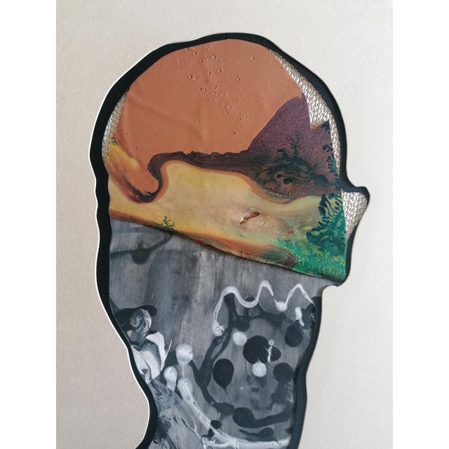 Stefano Mazzolini, S3O, 2022, Collage & Acrylic on Paper For Sale - Image 4 of 5