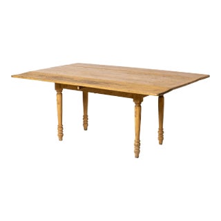 19th Century Painted Drop Side Table For Sale