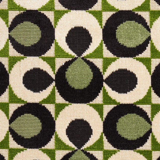 Modern SAMPLE - Schumacher Eclipse Velvet Fabric In Spruce For Sale - Image 3 of 3