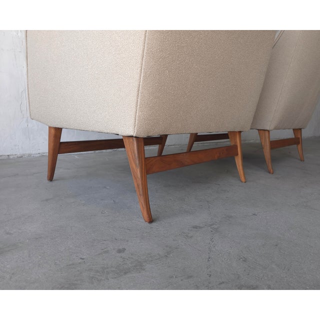 Pair of Mid Century Lounge Chairs by Paul McCobb - Restored For Sale - Image 10 of 12